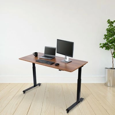 Stand Up Desk Store Electric Adjustable Height Standing Desk with Locking Casters and Furniture Feet 5 Stand Up Desk Store Electric Adjustable Height Standing Desk with Locking Casters and Furniture Feet - Image 3