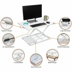 X-Elite Pro 28” Standing Desk Converter with Pneumatic Height-Adjustment – White – Stand Steady -Outlet Desks Store unnamed file 10044