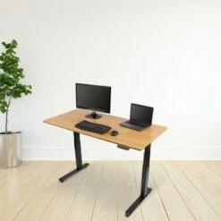 Stand Up Desk Store Solid Wood Top Electric Adjustable Height Standing Desk with Programmable Memory -Outlet Desks Store unnamed file 10052