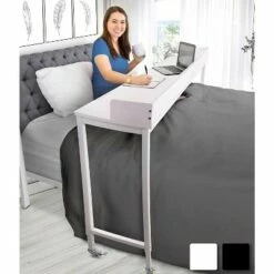 Joy Overbed Table with Wheels – 69.5” Height Adjustable Desk -- Best Fits Full & Queen Beds – White - Stand Steady 10 Joy Overbed Table with Wheels – 69.5” Height Adjustable Desk -- Best Fits Full & Queen Beds – White - Stand Steady -Outlet Desks Store unnamed file 10066