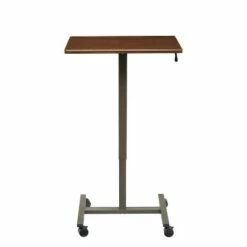 24.4" Airlift Spring Height Adjustable Sit-Stand Mobile Laptop Computer Desk Cart - Seville Classics Black -Outlet Desks Store unnamed file 10125