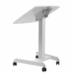 Outlet Desks Store 22 Movel Mobile Adjustable Desk White - StandDesk