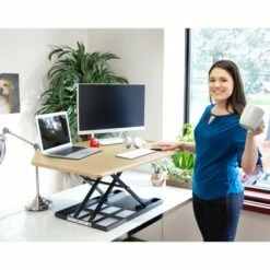 X-Elite Premier Corner Standing Desk Converter with Pneumatic Height Adjustment – Maple – Stand Steady -Outlet Desks Store unnamed file 10191