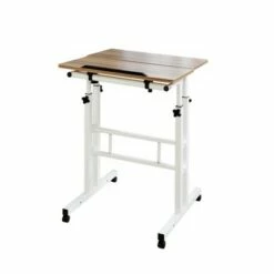 The Lakeside Collection Lakeside 2-Tier Adjustable Height Standing Desk Podium - Mobile Table -Outlet Desks Store unnamed file 10195