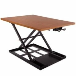 X-Elite Pro 28” Standing Desk Converter with Pneumatic Height-Adjustment – Cherry – Stand Steady -Outlet Desks Store unnamed file 10227