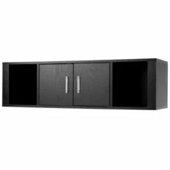 Costway Wall Mounted Floating Desk Hutch Wall Shelf Cabinet Storage Shelves 2 Door 18 Costway Wall Mounted Floating Desk Hutch Wall Shelf Cabinet Storage Shelves 2 Door -Outlet Desks Store unnamed file 10241