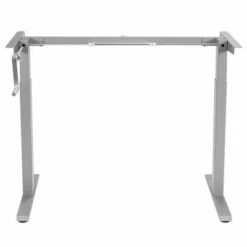Costway Hand Crank Sit to Stand Desk Frame Height Adjustable Standing Base Black/Grey/White -Outlet Desks Store unnamed file 10262
