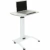 Luxor Pneumatic Height Adjustable Lectern White LX-PNADJ-WH -Outlet Desks Store unnamed file 10264