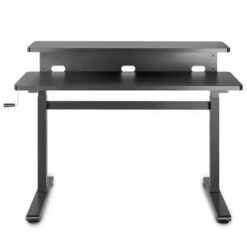 Tranzendesk Dual Level Standing Desk – 47" Manual Height Adjustable Workstation – Black – Stand Steady -Outlet Desks Store unnamed file 10273
