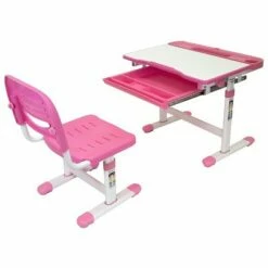 Mount-It! 26" Kid's Desk with Chair Pink (MI-10203)