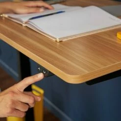 Creativity Electric Height Adjustable Standing Desk - Serta Light Brown -Outlet Desks Store unnamed file 10308