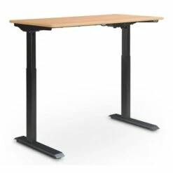 Creativity Electric Height Adjustable Standing Desk - Serta Light Brown -Outlet Desks Store unnamed file 10312