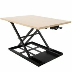 X-Elite Pro 28” Standing Desk Converter with Pneumatic Height-Adjustment – Maple – Stand Steady -Outlet Desks Store unnamed file 10344