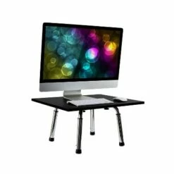 Mount-It! 18" Standing Desk Height Adjustable Tabletop Converter Black (MI-7932)