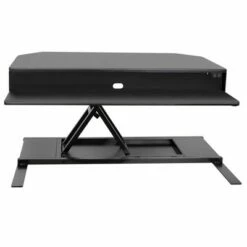 FlexPro Premier Electric Height Adjustable Corner Desk – 39.25” Standing Desk Converter – Black – Stand Steady -Outlet Desks Store unnamed file 10393