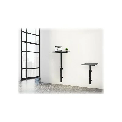 Mount-It! 24" Wall Mounted Sit & Stand Desk Black (MI-7989) 8 Mount-It! 24" Wall Mounted Sit & Stand Desk Black (MI-7989) - Image 6