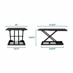 Mount-It! 32" Height Adjustable Sit Stand Desk Converter Black MI-7929BLK 10 Mount-It! 32" Height Adjustable Sit Stand Desk Converter Black MI-7929BLK -Outlet Desks Store unnamed file 10471