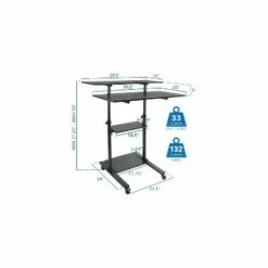 Mount-It! 37"-55" Plastic/Steel Adjustable Desk Black/Gray MI-7970 8 Mount-It! 37"-55" Plastic/Steel Adjustable Desk Black/Gray MI-7970 -Outlet Desks Store unnamed file 10495