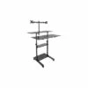 Mount-It! 37" - 55" Rolling Stand-Up Desk Black MI-7972B -Outlet Desks Store unnamed file 10516