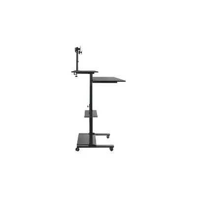 Mount-It! 37" - 55" Rolling Stand-Up Desk Black MI-7972B 4 Mount-It! 37" - 55" Rolling Stand-Up Desk Black MI-7972B - Image 2