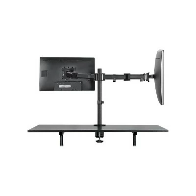 Mount-It! 37" - 55" Rolling Stand-Up Desk Black MI-7972B 5 Mount-It! 37" - 55" Rolling Stand-Up Desk Black MI-7972B - Image 3