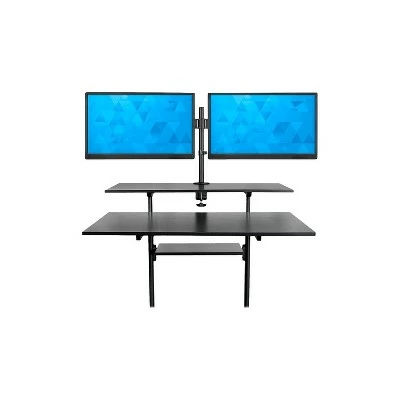 Mount-It! 37" - 55" Rolling Stand-Up Desk Black MI-7972B 6 Mount-It! 37" - 55" Rolling Stand-Up Desk Black MI-7972B - Image 4