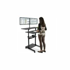 Mount-It! 37" - 55" Rolling Stand-Up Desk Black MI-7972B 12 Mount-It! 37" - 55" Rolling Stand-Up Desk Black MI-7972B -Outlet Desks Store unnamed file 10520