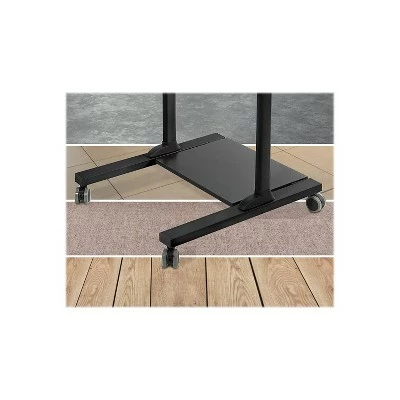 Mount-It! 37" - 55" Rolling Stand-Up Desk Black MI-7972B 8 Mount-It! 37" - 55" Rolling Stand-Up Desk Black MI-7972B - Image 6