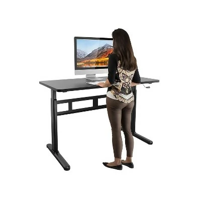 Mount-It! 29" - 48" Adjustable Desk Black (MI-7981) 5 Mount-It! 29" - 48" Adjustable Desk Black (MI-7981) - Image 3