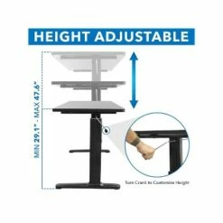 Mount-It! 29" - 48" Adjustable Desk Black (MI-7981) 14 Mount-It! 29" - 48" Adjustable Desk Black (MI-7981) -Outlet Desks Store unnamed file 10527