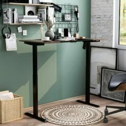 James Metal Adjustable Standing Desk - miBasics White -Outlet Desks Store unnamed file 10578