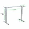 Uncaged Ergonomics RISE UP Electric Adjustable Height Steel Ergonomic Sit Stand Office Desk White -Outlet Desks Store unnamed file 10596