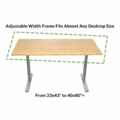 Uncaged Ergonomics RISE UP Electric Adjustable Height Steel Ergonomic Sit Stand Office Desk White -Outlet Desks Store unnamed file 10599