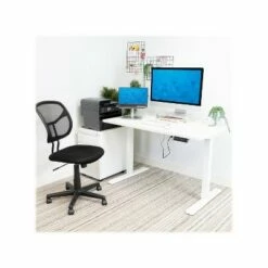 Mount-It! 30"-49"H Adjustable Electric Sit-Stand Desk White (MI-18060) -Outlet Desks Store unnamed file 10611