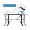 Mount-It! 30"-49"H Adjustable Electric Sit-Stand Desk White/Black (MI-18063) -Outlet Desks Store unnamed file 10617