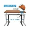 Mount-It! 30"-49"H Adjustable Electric Sit-Stand Desk Brown/Black (MI-18065) -Outlet Desks Store unnamed file 10624