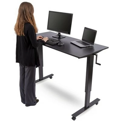 Stand Up Desk Store Crank Adjustable Height Rolling Standing Desk 4 Stand Up Desk Store Crank Adjustable Height Rolling Standing Desk - Image 2