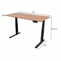 Stand Up Desk Store Dual Motor Electric Adjustable Height Standing Desk with EZ Assemble Steel Frame -Outlet Desks Store unnamed file 10691