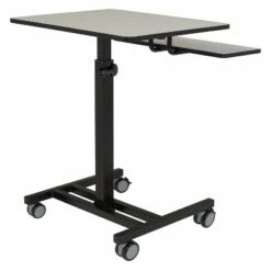 Student's Standing Desk Gray with Black Frame - National Public Seating -Outlet Desks Store unnamed file 10703