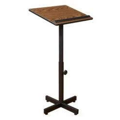 Oklahoma Sound Portable Presentation Lectern Stand - Hampton Collection Mahogany -Outlet Desks Store unnamed file 10719