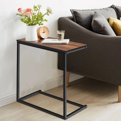 Costway 26'' Laptop Holder Sofa Side End Table C Table Home Office Furniture 4 Costway 26'' Laptop Holder Sofa Side End Table C Table Home Office Furniture - Image 2