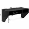 Costway Wall Mounted Floating Computer Table Sturdy Desk Home Office Furni Storag Shelf -Outlet Desks Store unnamed file 10747
