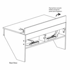 Designer Floating Desk White - Prepac 14 Designer Floating Desk White - Prepac -Outlet Desks Store unnamed file 10778