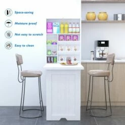 Costway Wall Mounted Fold-Out Convertible Floating Desk Space Saver Writing Table White 13 Costway Wall Mounted Fold-Out Convertible Floating Desk Space Saver Writing Table White -Outlet Desks Store unnamed file 10783