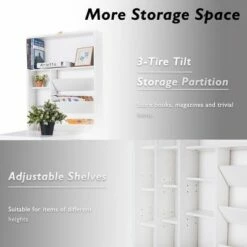 Costway Wall Mounted Fold-Out Convertible Floating Desk Space Saver Writing Table White 15 Costway Wall Mounted Fold-Out Convertible Floating Desk Space Saver Writing Table White -Outlet Desks Store unnamed file 10785
