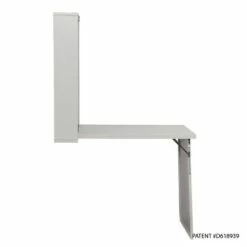 Fold Out Convertible Wall Mount Desk Gray - Aiden Lane -Outlet Desks Store unnamed file 10793
