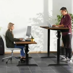 Costway 48'' Electric Sit to Stand Desk Adjustable Workstation w/ Keyboard Tray -Outlet Desks Store unnamed file 1080