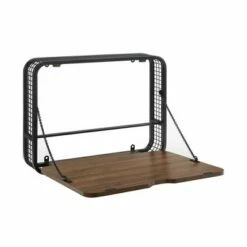 Sylvain Urban Industrial Metal and Wood Floating Wall Desk - Saracina Home English Oak 11 Sylvain Urban Industrial Metal and Wood Floating Wall Desk - Saracina Home English Oak -Outlet Desks Store unnamed file 10826