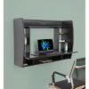 Basicwise Wall Mount Laptop Office Desk with Shelves 2 Basicwise Wall Mount Laptop Office Desk with Shelves -Outlet Desks Store unnamed file 10854