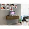 Liberty Floating Office Desk Rustic Brown - Manhattan Comfort -Outlet Desks Store unnamed file 10862